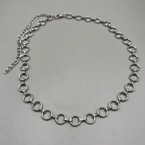 Elegant Silver Chain Necklace